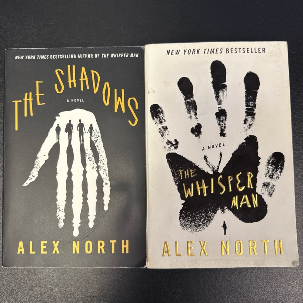 The Shadows & The Whisper Man Book Set - Black & White Covers